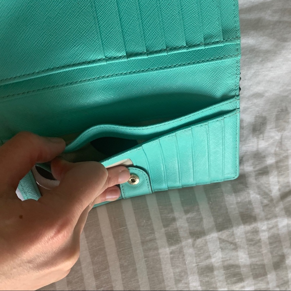 Kate Spade Turquoise Wallet - Picture 10 of 11